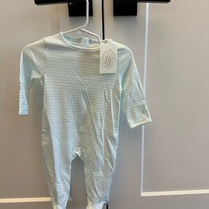 The Beaufort Bonnet Company Blue Footies One Piece